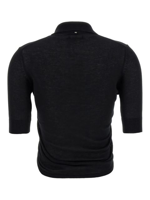 Sportmax Shaker polo shirt - Black
