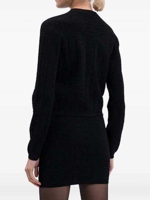 Balmain V-neck buttoned cardigan - Black