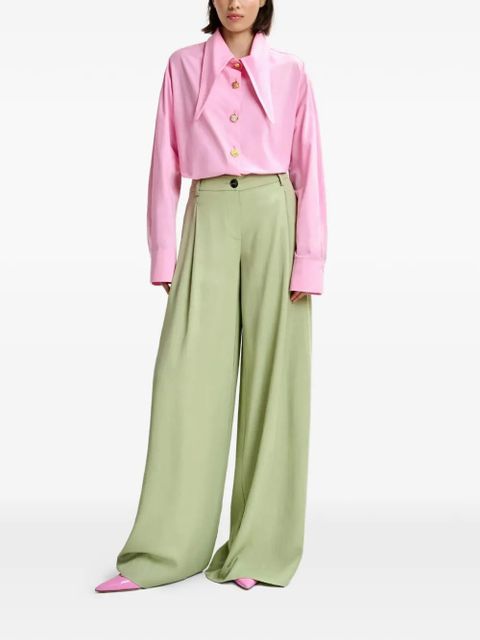 Essentiel Antwerp Justicia wide-leg trousers - Green