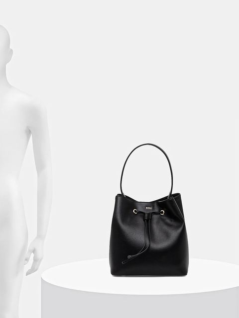 BOSS torebka Sandy Bucket kolor czarny 50558134