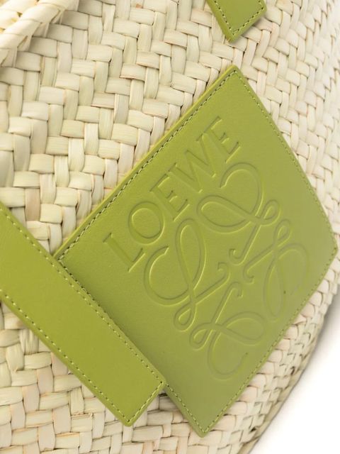 LOEWE Basket straw tote bag - Neutrals