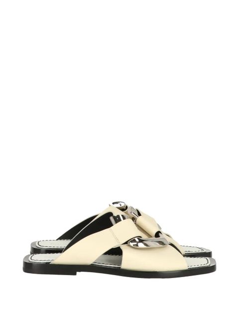 Proenza Schouler square-toe slide sandals - White - zdjęcie produktu nr 1