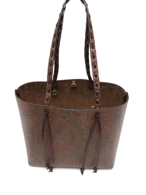 ETRO paisley-pattern shoulder bag - Brown
