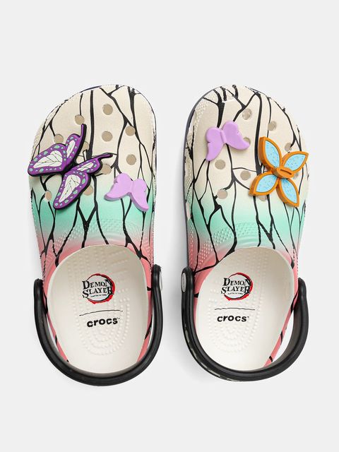 Crocs klapki Classic Demon Slayer Shinobu Clog damskie kolor multicolor 211412