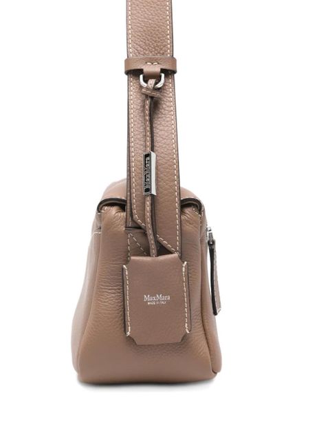 Max Mara small Mxaskipper leather shoulder bag - Brown