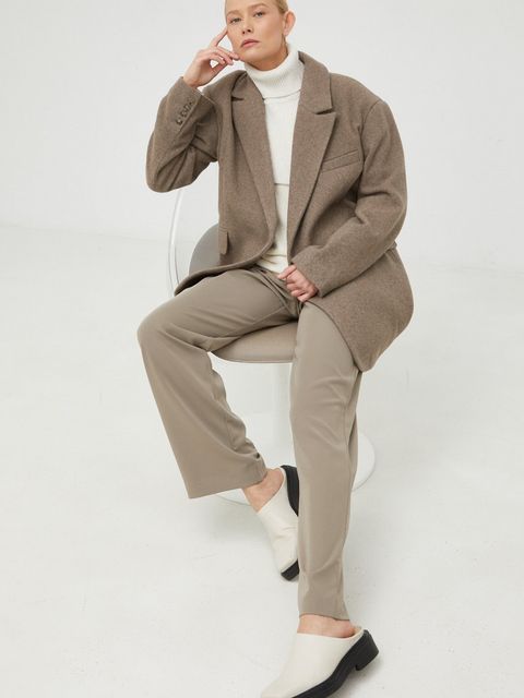 American Vintage sweter z domieszką wełny PULL ML COL BATEAU - zdjęcie produktu nr 2