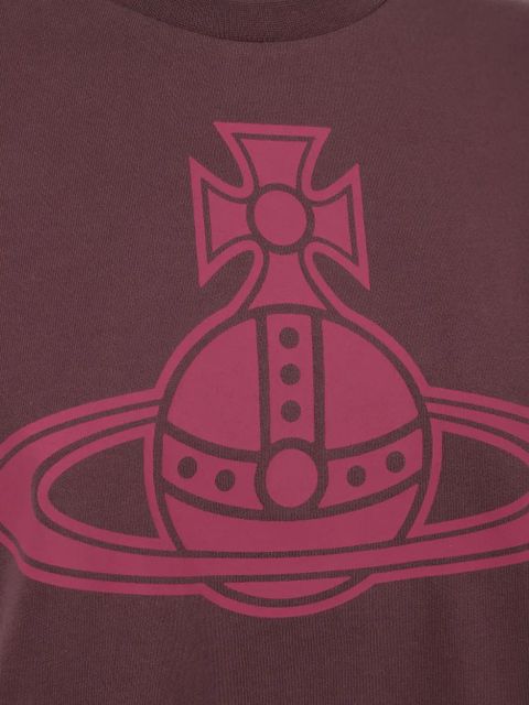 Vivienne Westwood Paris Orb Classic cotton T-shirt - Brown