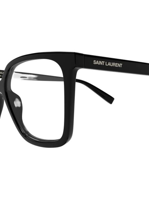 Saint Laurent Eyewear square-frame glasses - Black