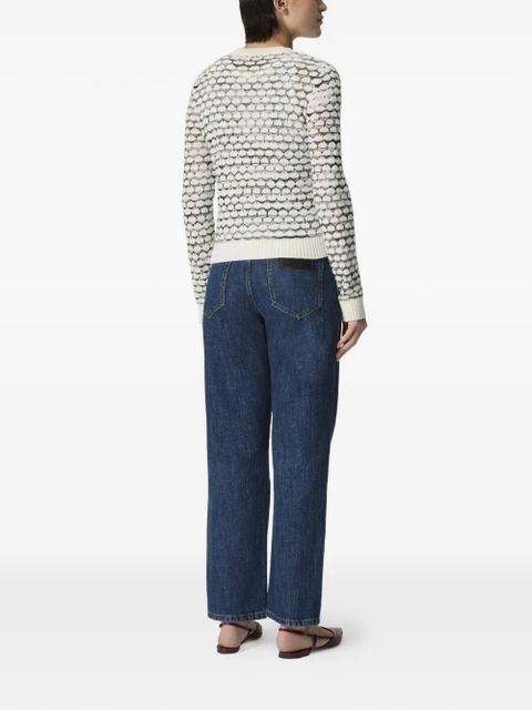 Missoni patterned knit cardigan - White