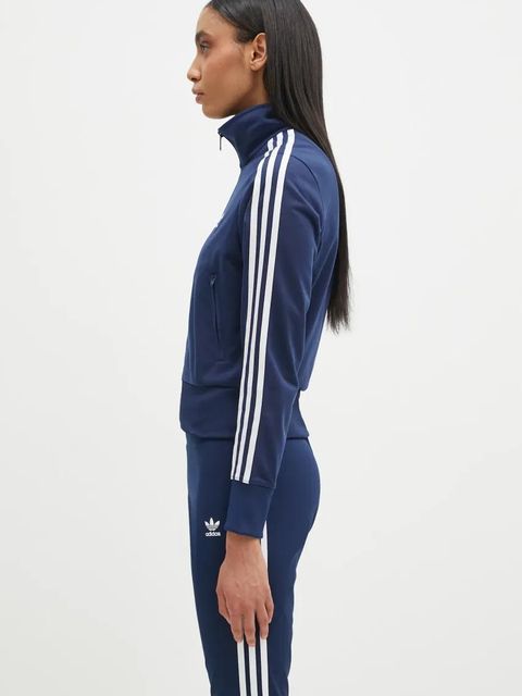 adidas Originals bluza Adicolor Classics Firebird damska kolor granatowy z aplikacją JC8263