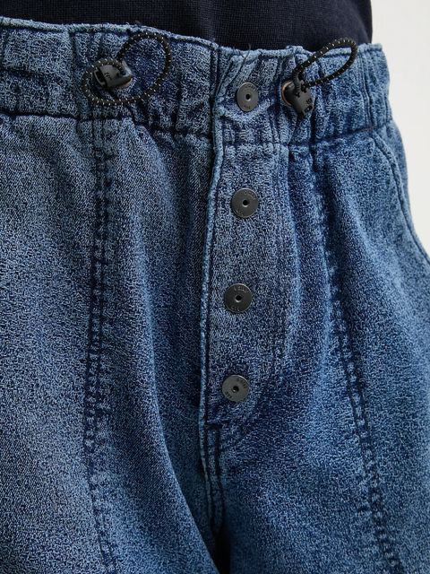 G-Star spodnie bawełniane kolor niebieski proste high waist D25321-D759