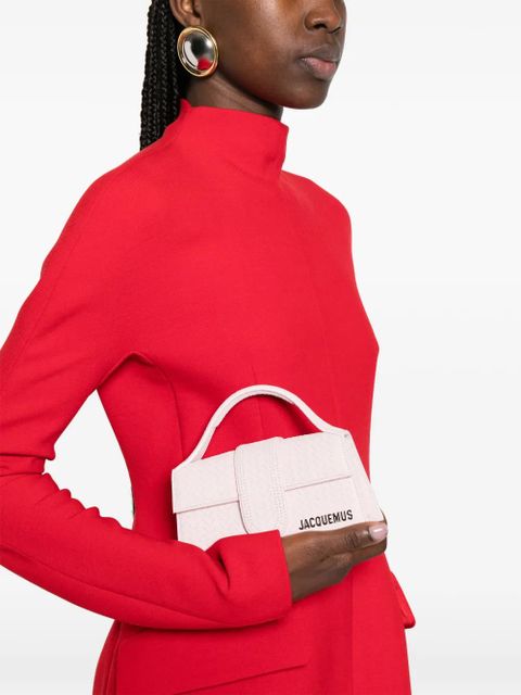 Jacquemus Le Bambino woven mini tote bag - Pink