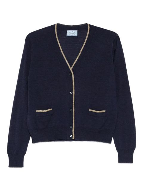 Prada V-neck cardigan - Black - zdjęcie produktu nr 1