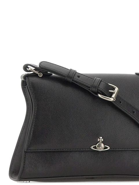 Vivienne Westwood small Bianca leather cross body bag - Black