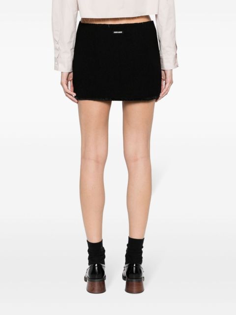 Miu Miu sequin-trim knitted miniskirt - Black - zdjęcie produktu nr 2
