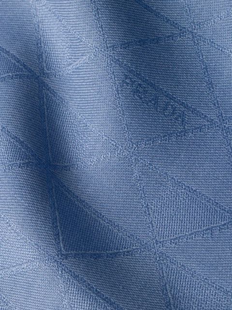 Prada silk-wool shawl - Blue