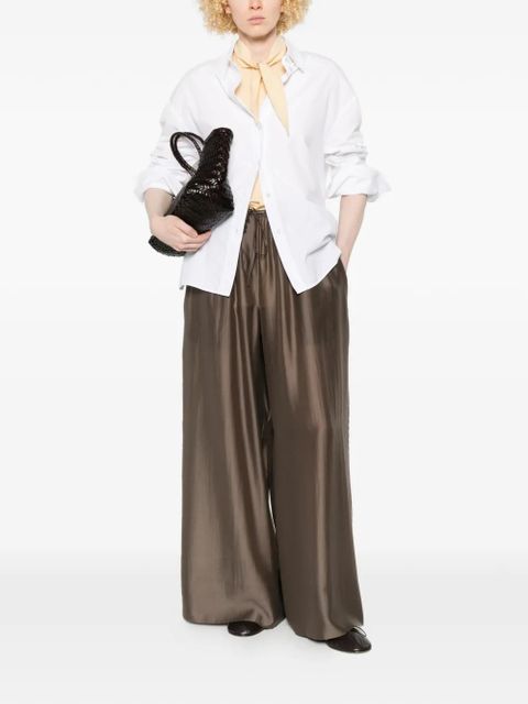 ENTIRE STUDIOS drawstring-waist palazzo pants - Brown - zdjęcie produktu nr 2