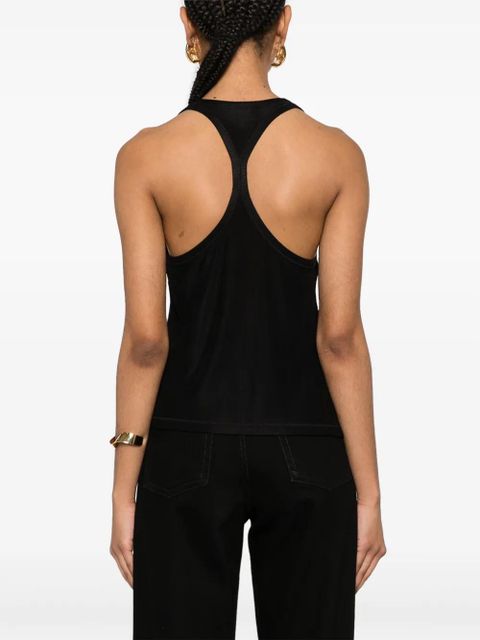 TOM FORD ribbed-knit racerback top - Black