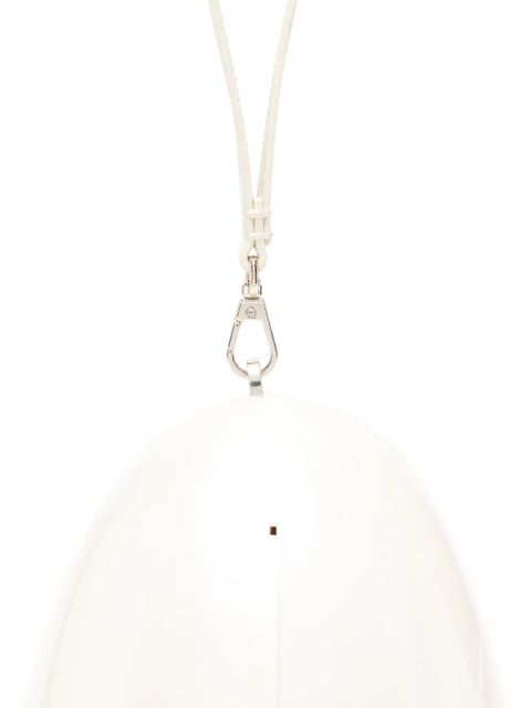 Simone Rocha large Egg embellished clutch bag - White