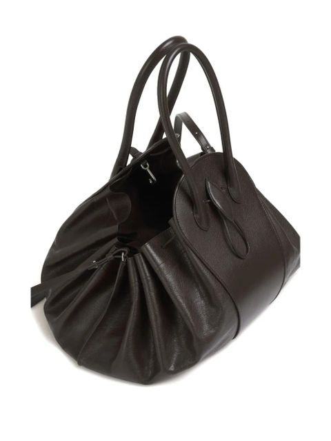 Marni tubular handle tulipea shoulder bag - Brown