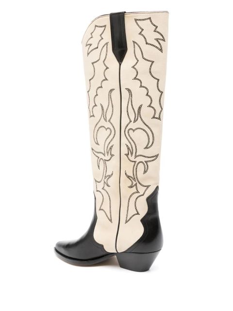 ISABEL MARANT Denvee 40mm boots - Neutrals