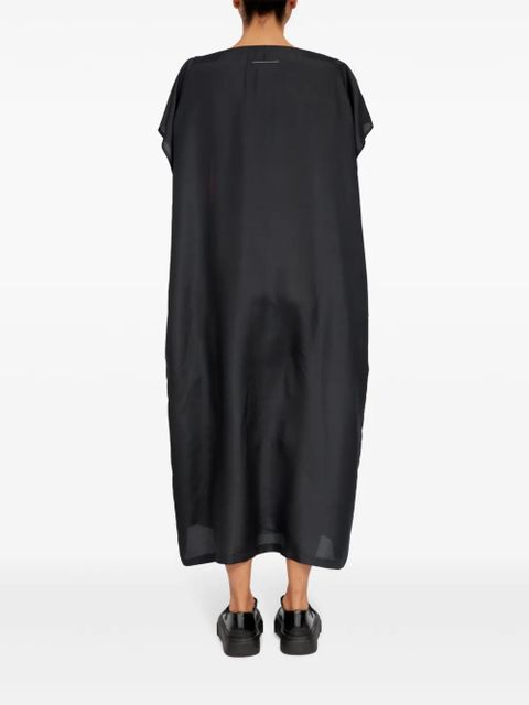 MM6 Maison Margiela silk T-shirt maxi dress - Black