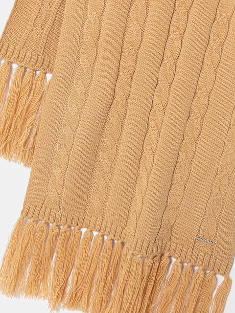 Guess szalik KENDRA damski kolor beżowy gładki W5BZ16 Z3362 - zdjęcie produktu nr 2