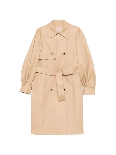 TWINSET double-breasted belted coat - Neutrals - zdjęcie produktu nr 1