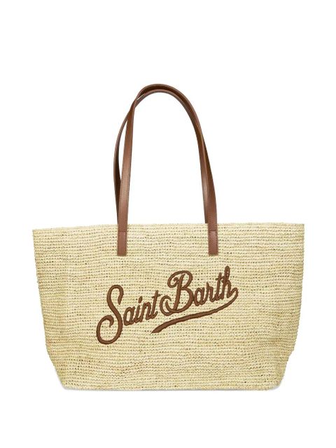MC2 Saint Barth logo-embroidered tote bag - Neutrals - zdjęcie produktu nr 1