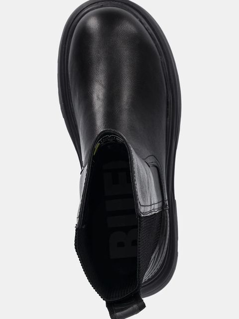 Buffalo sztyblety Dione Chelsea Mid damskie kolor czarny na platformie 1270128-BLK