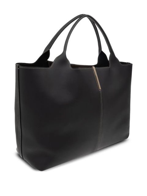 Tod's medium leather tote bag - Black