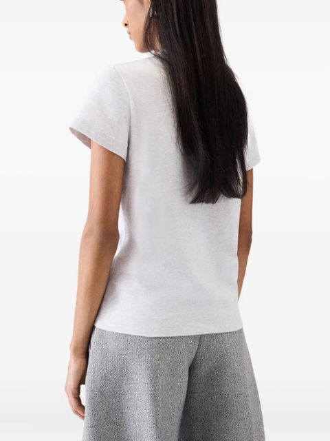 Jacquemus logo-embroidered t-shirt - Grey - zdjęcie produktu nr 2