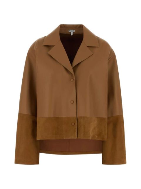 LOEWE leather jacket - Brown - zdjęcie produktu nr 1