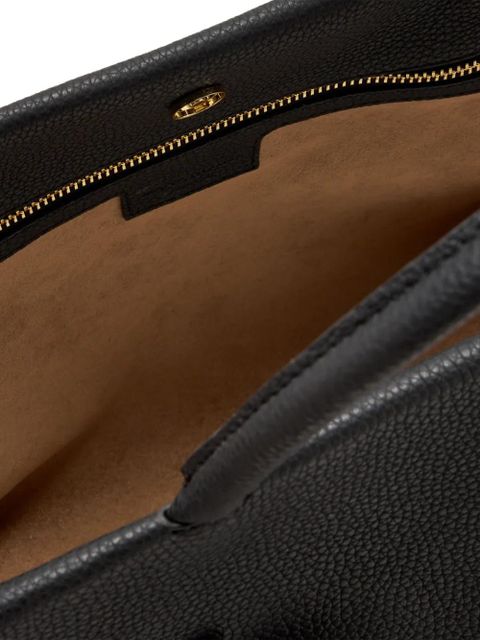 Manu Atelier leather tote bag - Black