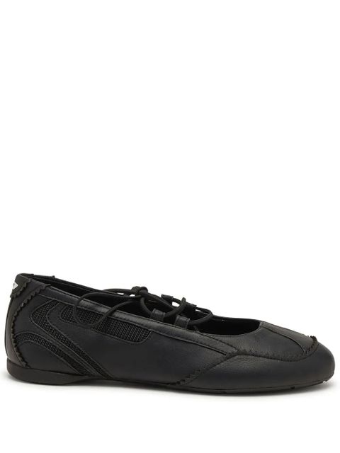 Diesel lace-up ballet flats - Black - zdjęcie produktu nr 1