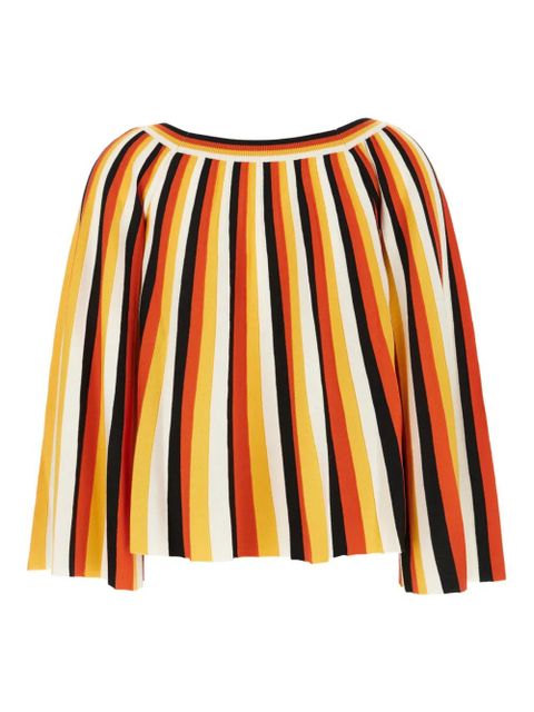 Chloé striped wool blouse - Red - zdjęcie produktu nr 2
