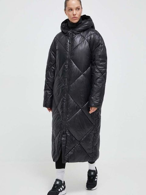 Didriksons kurtka damska kolor czarny zimowa oversize - zdjęcie produktu nr 1