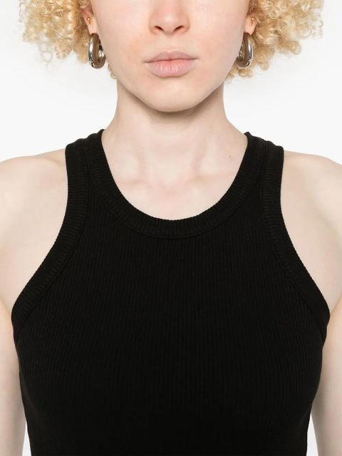 AGOLDE ribbed-knit tank top - Black - zdjęcie produktu nr 2