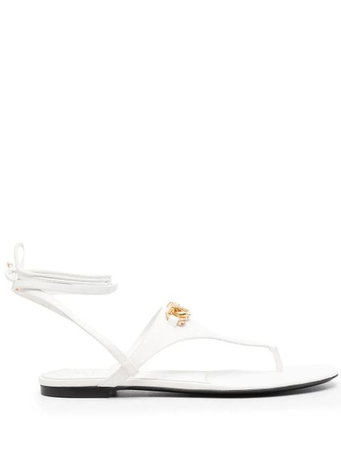 Valentino Garavani VLogo leather sandals - White - zdjęcie produktu nr 1