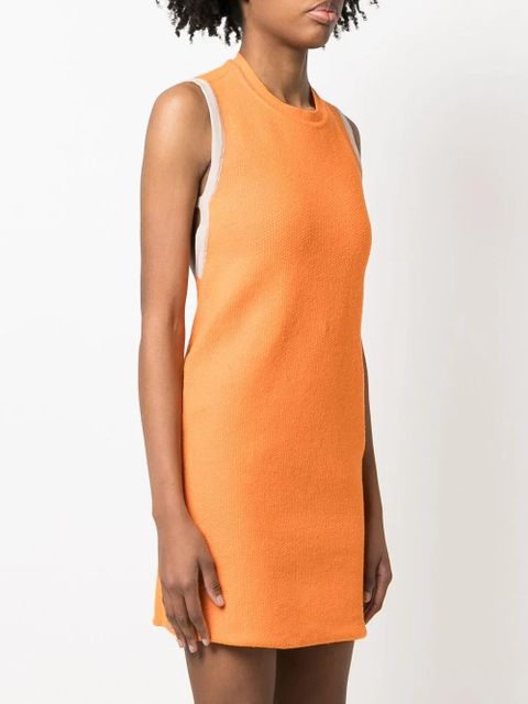 Jacquemus Sorbetto knitted mini dress - Orange