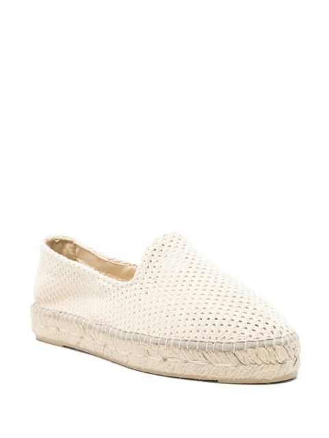 Manebi crochet espadrilles - Neutrals