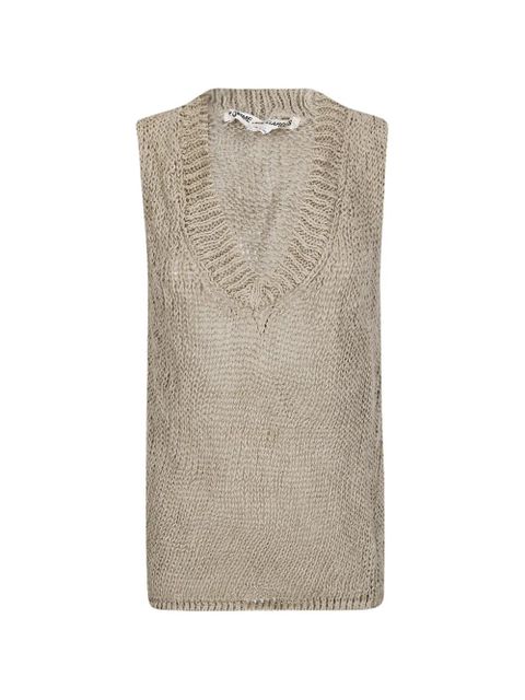 Comme Des Garçons V-neck vest - Neutrals - zdjęcie produktu nr 1