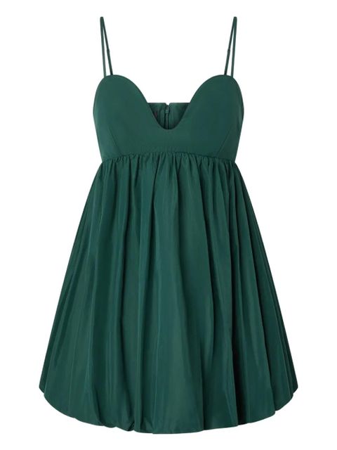 PINKO sweetheart-neckline bubble mini dress - Green - zdjęcie produktu nr 1