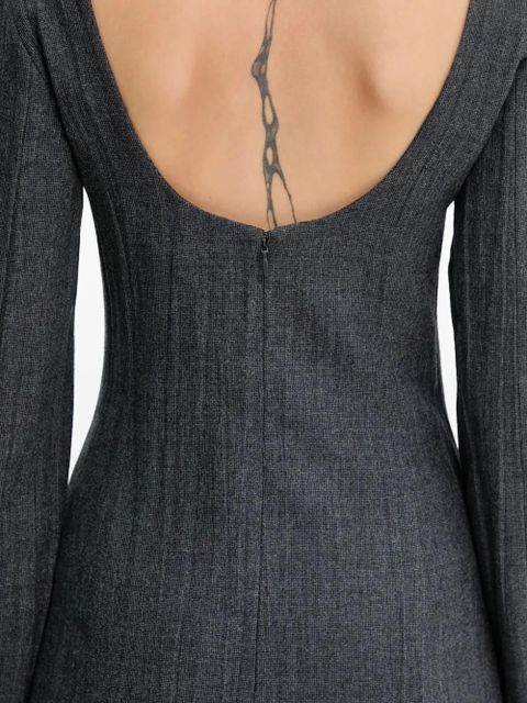 OUR LEGACY long-sleeve mini dress - Grey