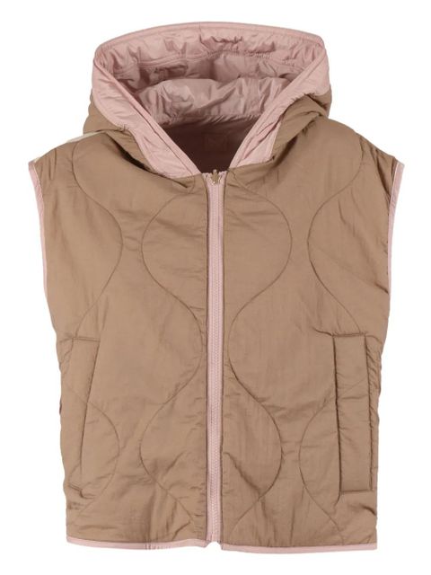 Weekend Max Mara hooded quilted gilet - Pink - zdjęcie produktu nr 1