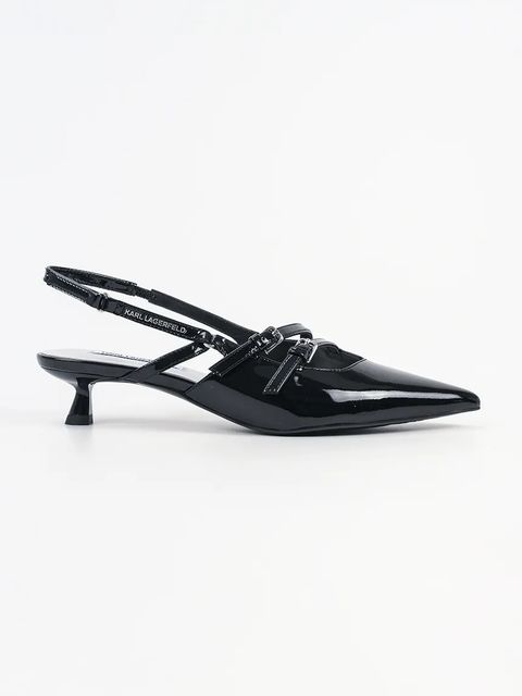 Karl Lagerfeld szpilki skórzane PASHA - zdjęcie produktu nr 1