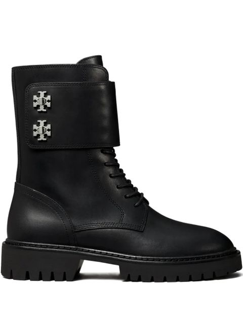 Tory Burch lug double-T boots - Black - zdjęcie produktu nr 1