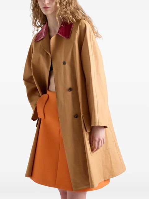 Prada cotton raincoat - Brown