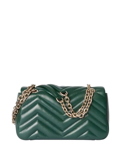 Gucci small GG Marmont chevron-quilted shoulder bag - Green - zdjęcie produktu nr 2