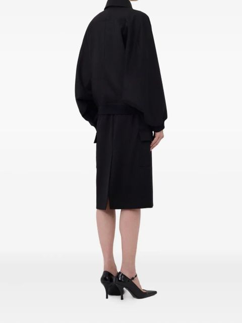 LouLou de Saison FROST spread-collar bomber jacket - Black